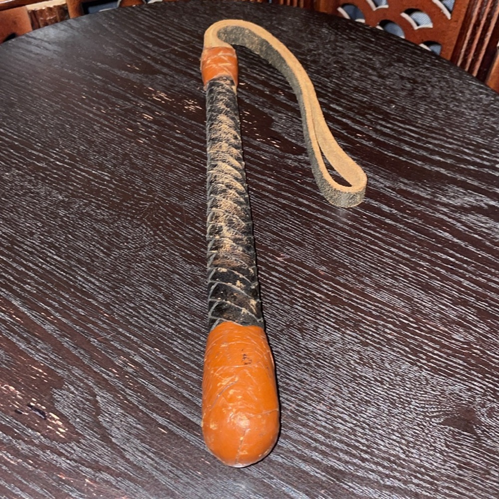 Vintage 1930’s Braided Leather Billy Club. RARE FIND - Picture 4 of 5